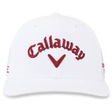 Callaway Performance Pro Herren Cap, Weiß / Rot - Golflaedchen.de