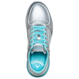 Callaway Aurora Damen Golfschuhe, Silbergrau / Türkis - Golflaedchen.de